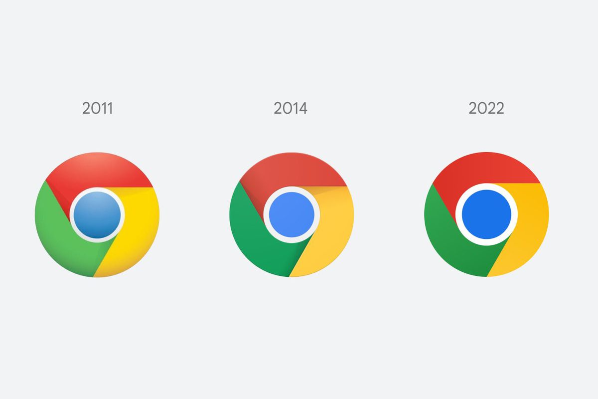 Chrome浏览器八年来首次改变其logo