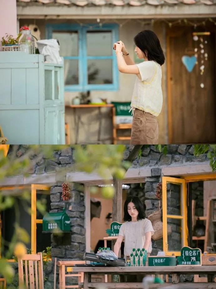 张子枫《#向往的生活#》私服解析七则，简约日常的夏日搭配！ ​​​