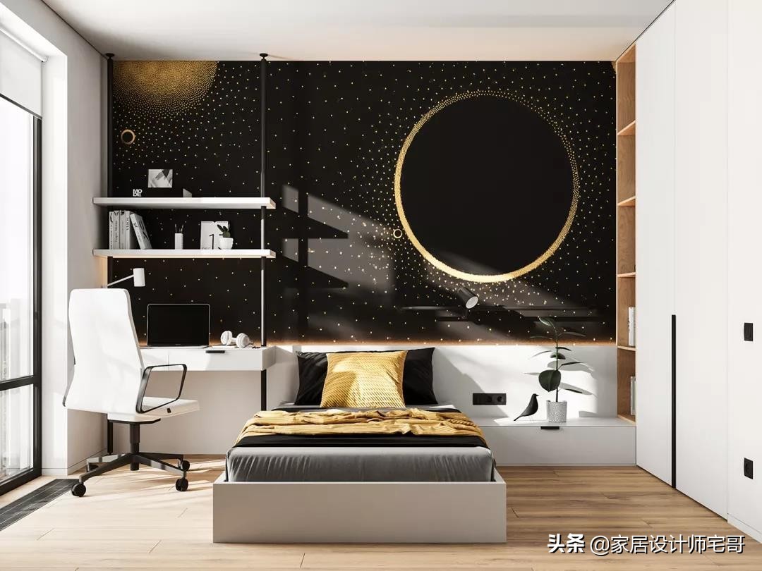 42岁妈妈和儿子的55㎡小家，仅靠一个儿童房就吸粉无数，颜值超高