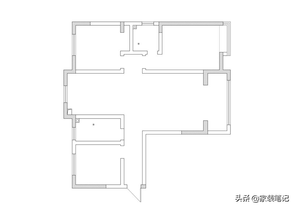 郑州夫妻的二层复式楼，把餐厨空间做到二楼，很实用，而且还敞亮