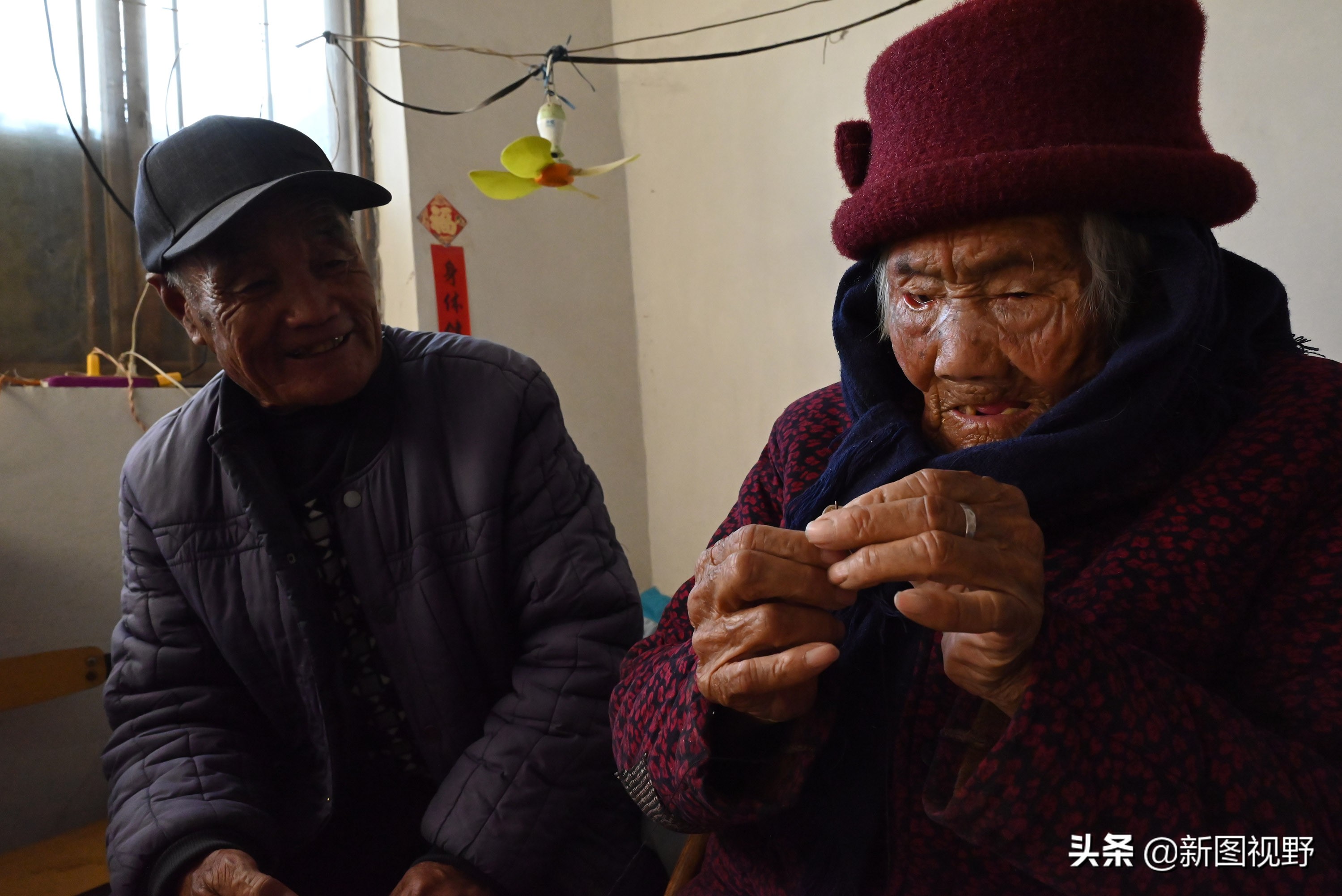 104岁长寿老人，吃饭就1个咸菜，几十年不换花样，看她喜欢吃啥