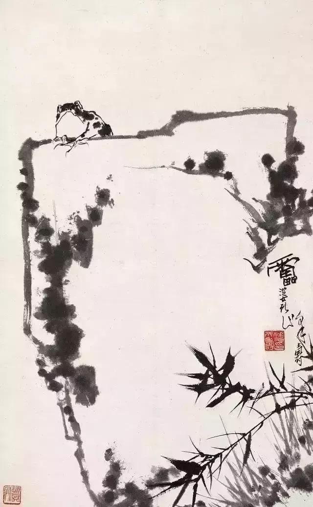 潘天寿（1897—1971）画梅竹