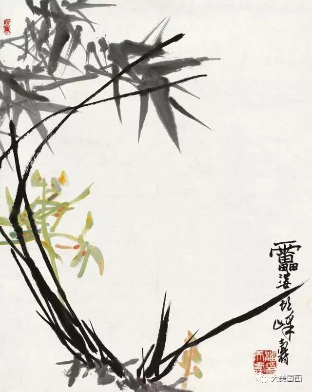 潘天寿（1897—1971）画梅竹