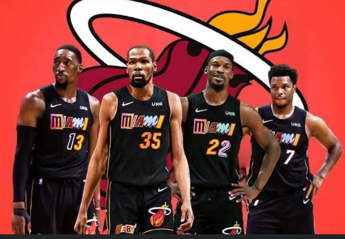 NBA热火三巨头(美媒曝热火将全力追逐杜兰特！希罗成筹码，组建联盟顶级三巨头)