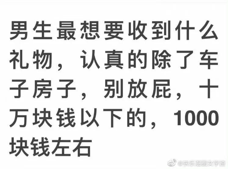 到底给男生送什么礼物能送到心坎里？「二哈」 ​