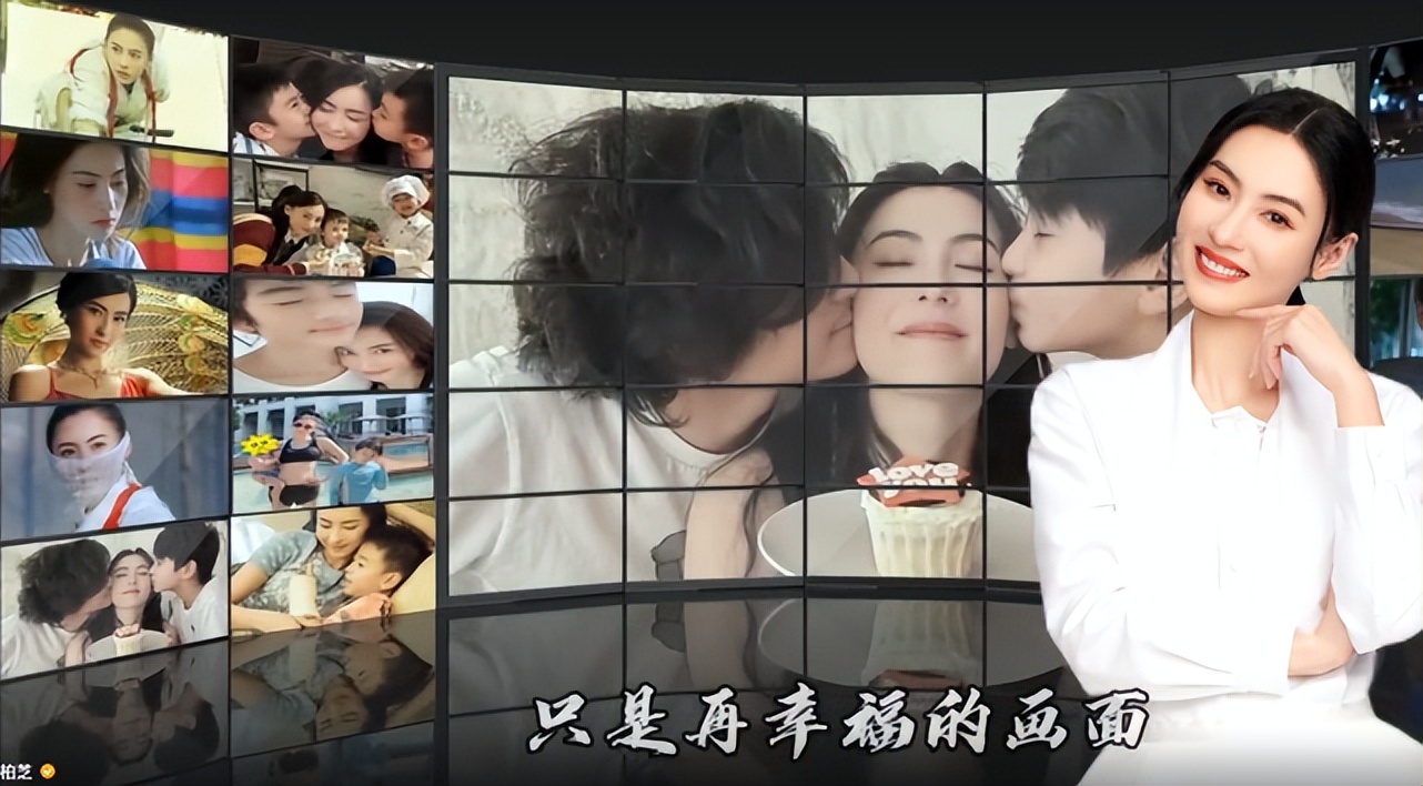 张柏芝42岁生日晒与俩儿子合照，Lucas和弟弟夹吻妈妈，好有爱