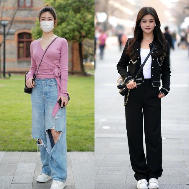 板鞋搭配配什么裤子比较好小白鞋春季怎么搭配衣服和裤子