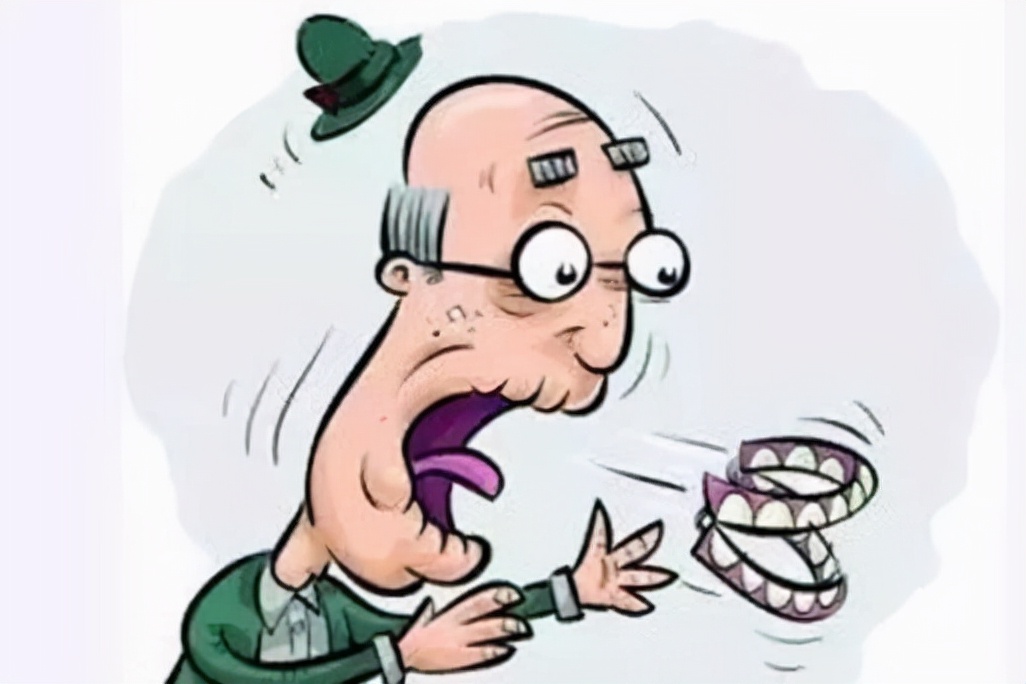 关于假牙的说说配图「幽默」 _qq说说网