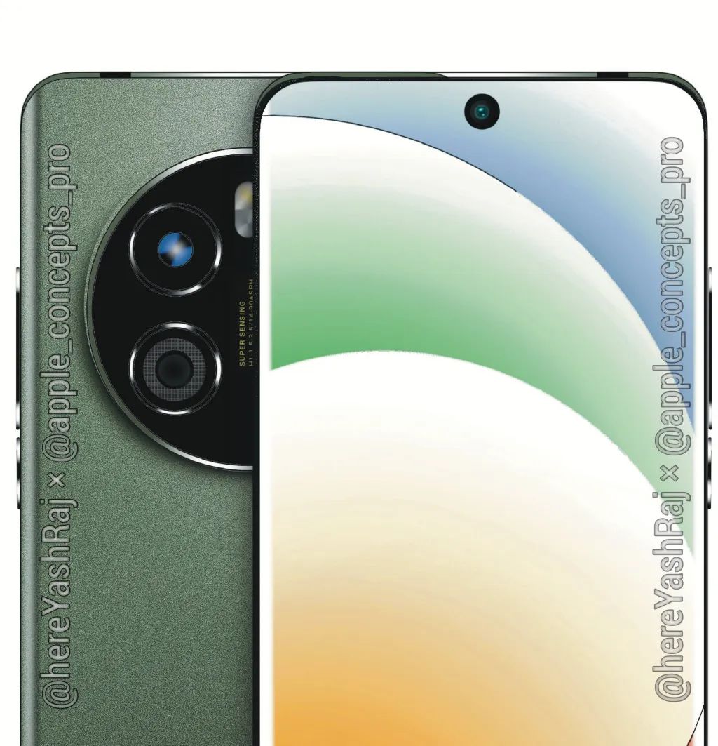 还是刘海屏？华为Mate50渲染图曝光