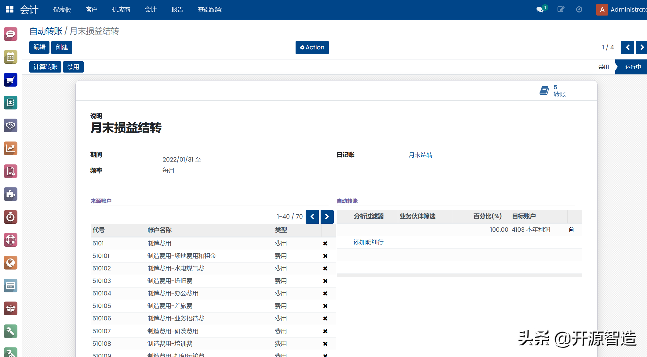 四大会计事务所之一毕马威首选合作伙伴：Odoo ERP会计管理详解