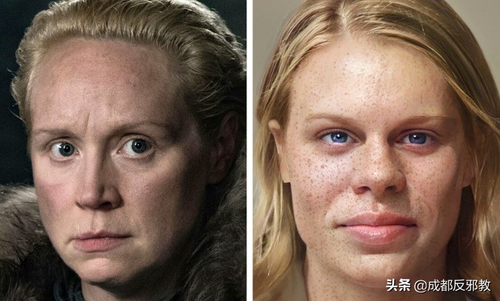 《权力的游戏》书中真实人物形象原来是这样，没想到电视剧改编这么大