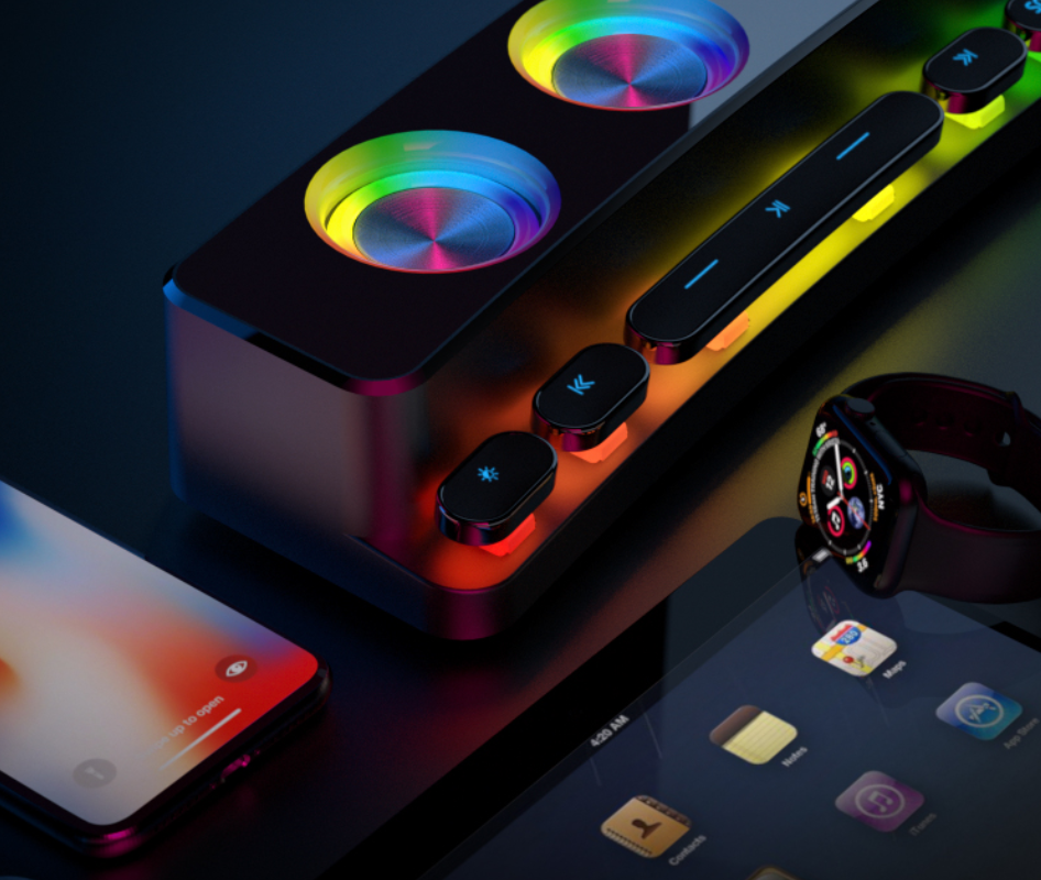 年末潮玩就选索爱SH39蓝牙音箱，HiFi级游戏音质，专为电竞而生