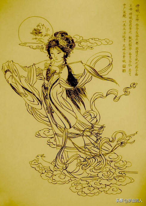 古代美女图(贺岁书画欣赏:古代小说与传说的仕女画像)