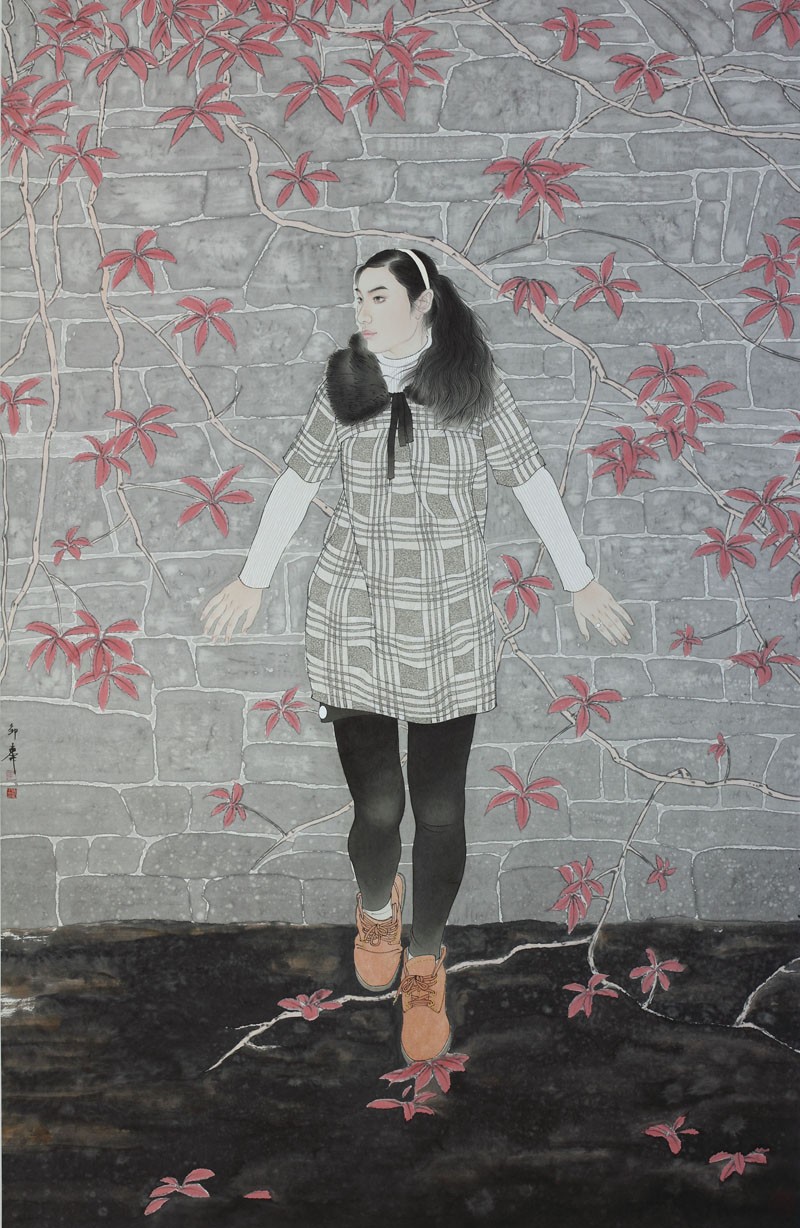 著名画家邹东升工笔人物作品欣赏