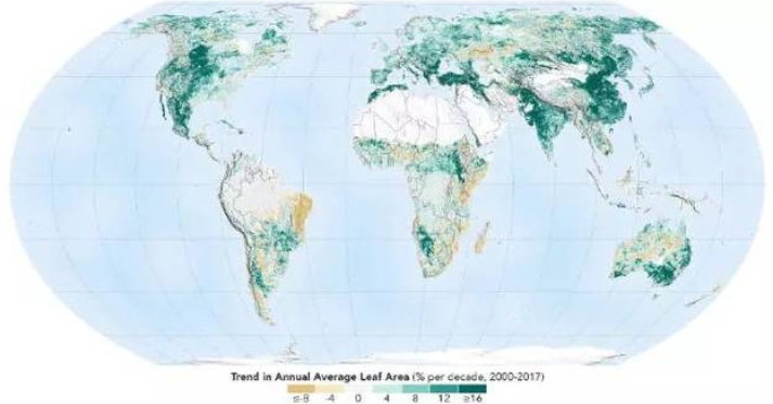 美科学家发现地球正“变绿”，原因在中印，专家却对印度很担忧？