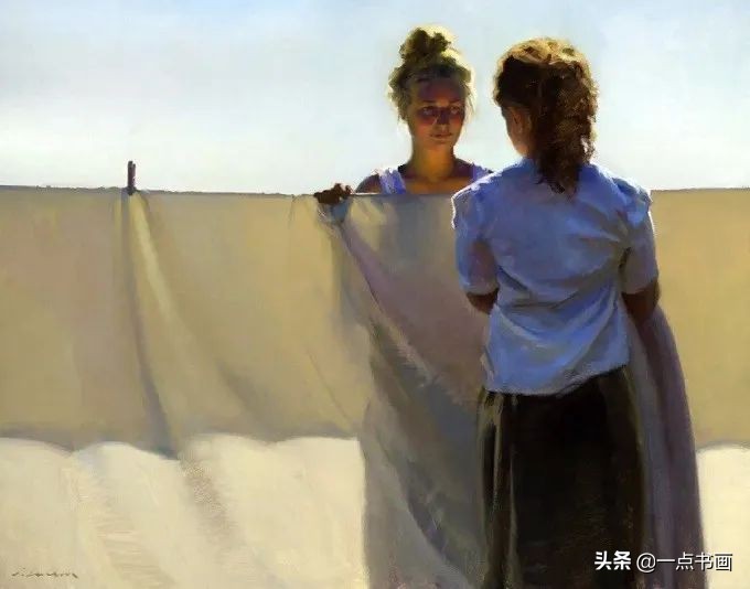 阳光下的油画世界，光影一流