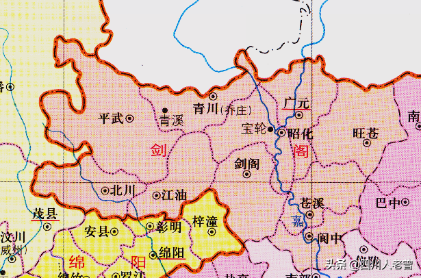 1949年以来广元市变迁史：从仅2个月历史的广元专区到如今3区4县