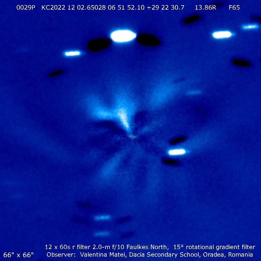 直径60公里，太阳系内的大型彗星正在分裂，播撒生命的种子