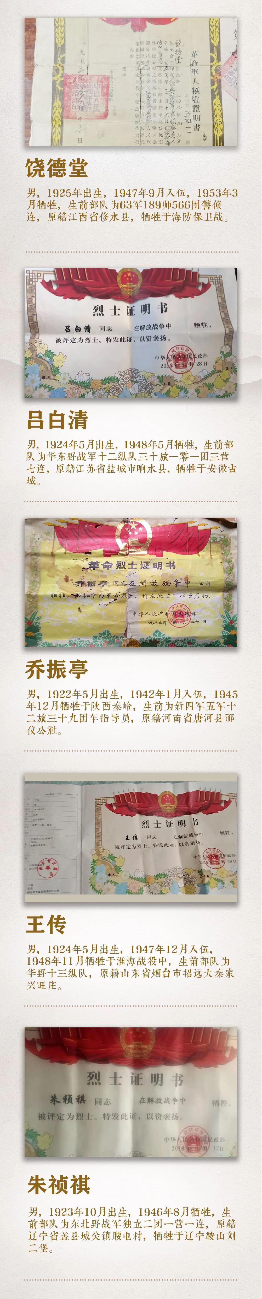 今年清明，请帮这40位烈士寻亲