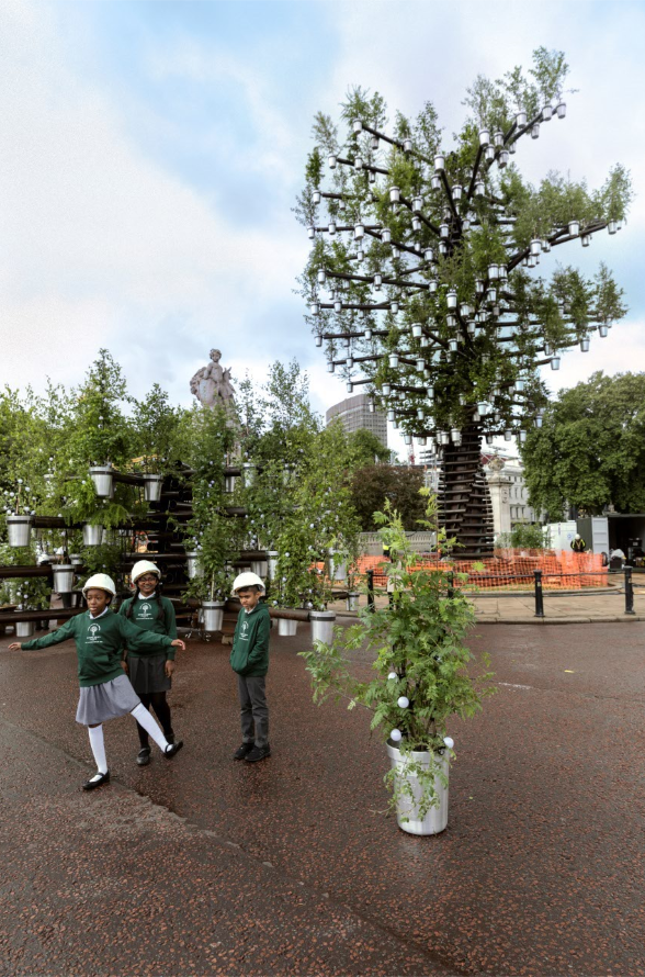 鬼才建筑师打造“百林之树”，庆英国女王铂金禧年