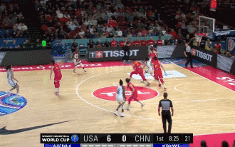 美国篮球vs中国篮球(中国女篮14分负美国，6慢镜3细节解析，三个“微小的落差”)