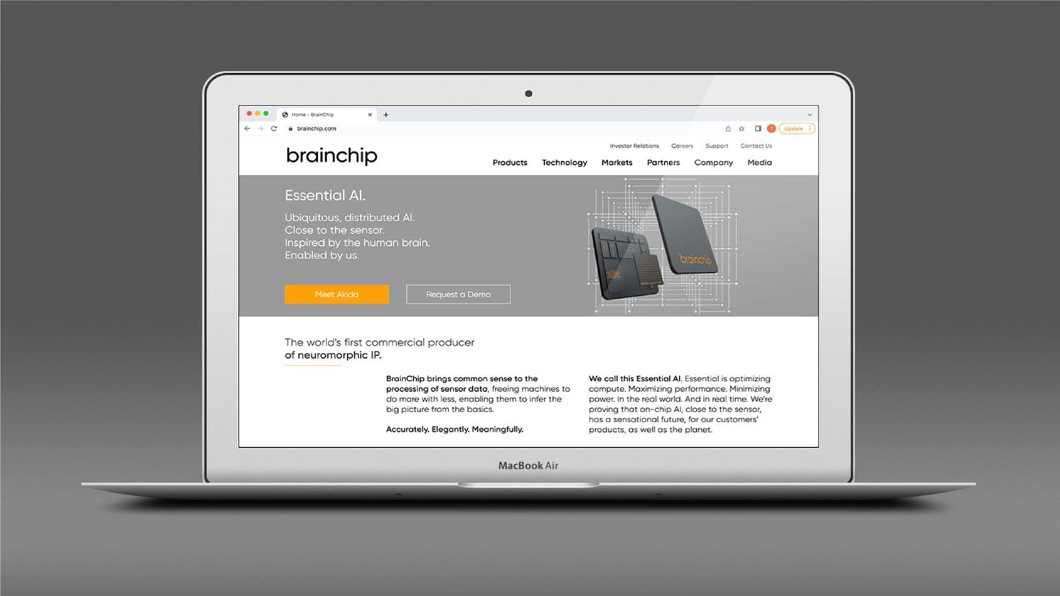 BrainChip AI 人工智能技术公司 logo设计 via:Heavenly