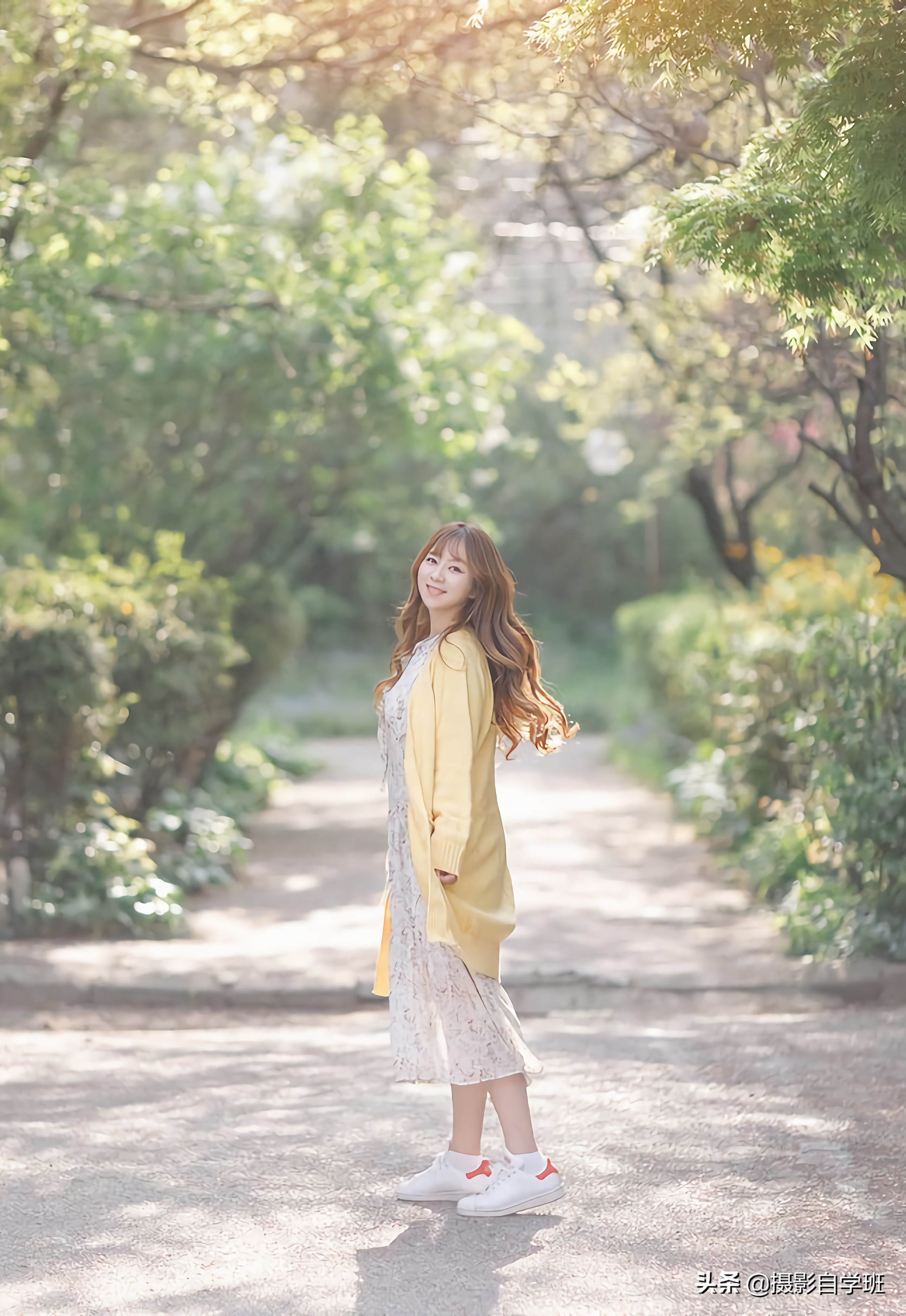 技巧二:侧身显瘦