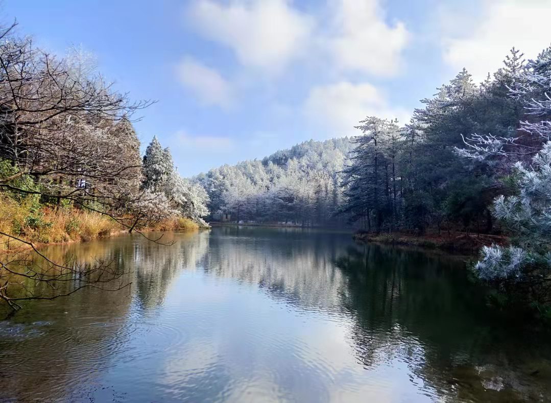 宁波春节好去处,这个年还是得来四明山,下雪的冬天才有仪式感