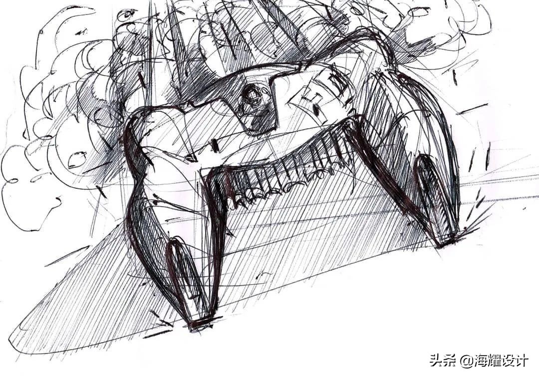 酷爱飞行器设计：捷豹外饰设计师Jannik Becker sketch分享