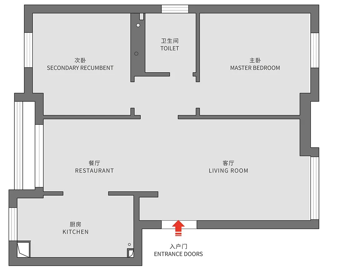 北京63㎡爆改出三室二厅，塞下一家四口，卫浴还能干湿分离