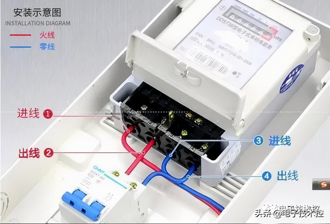 家用电表的正确接法,民用电表接线顺序怎么接介绍