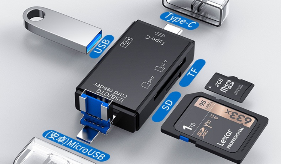 怎样把相机和U盘的照片视频，转到手机上？一个读卡器就轻松搞定