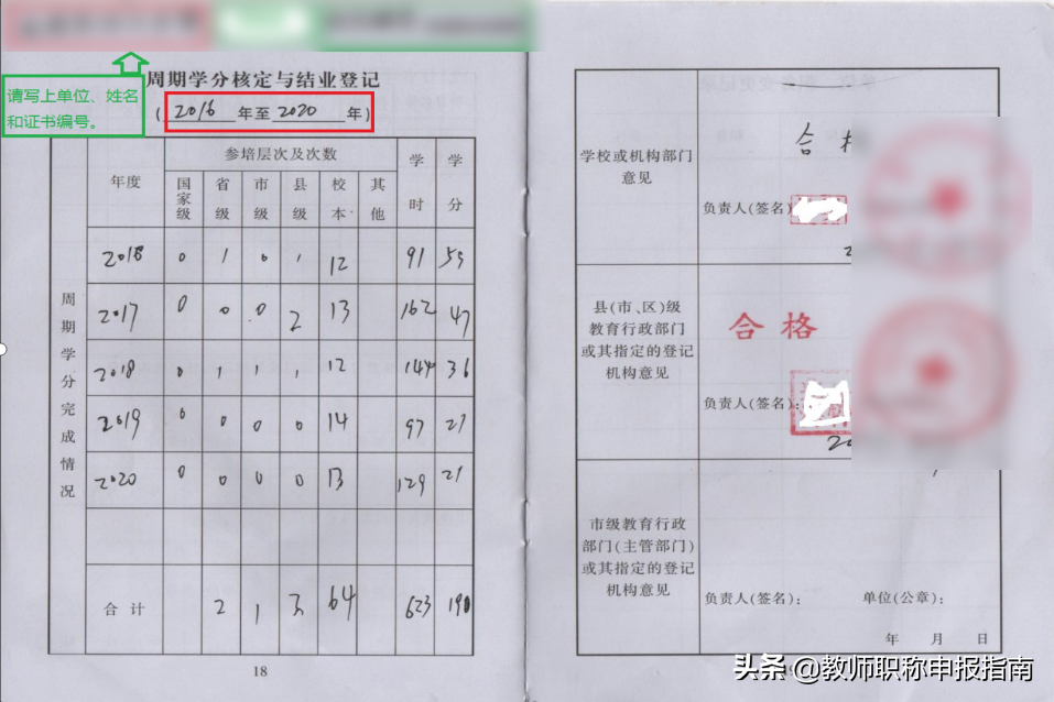 教师职称申报材料存在问题及如何规范填写（一）