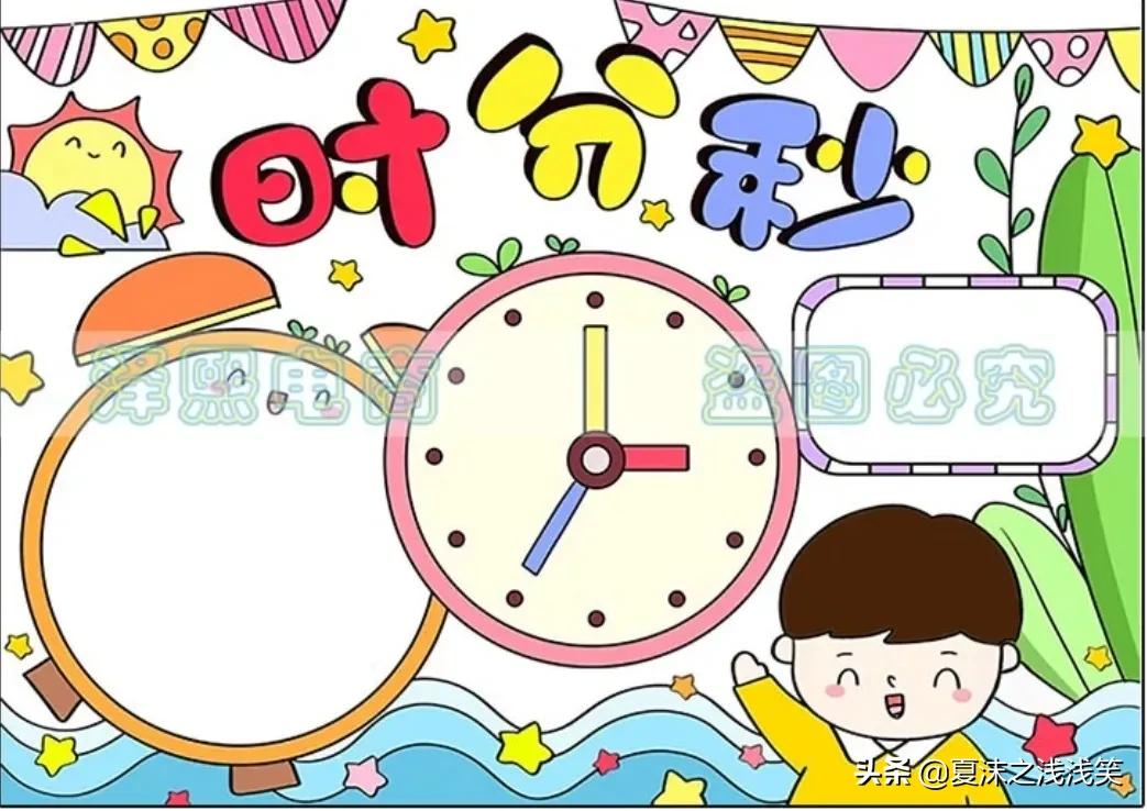 小学生数学常用手抄报200张