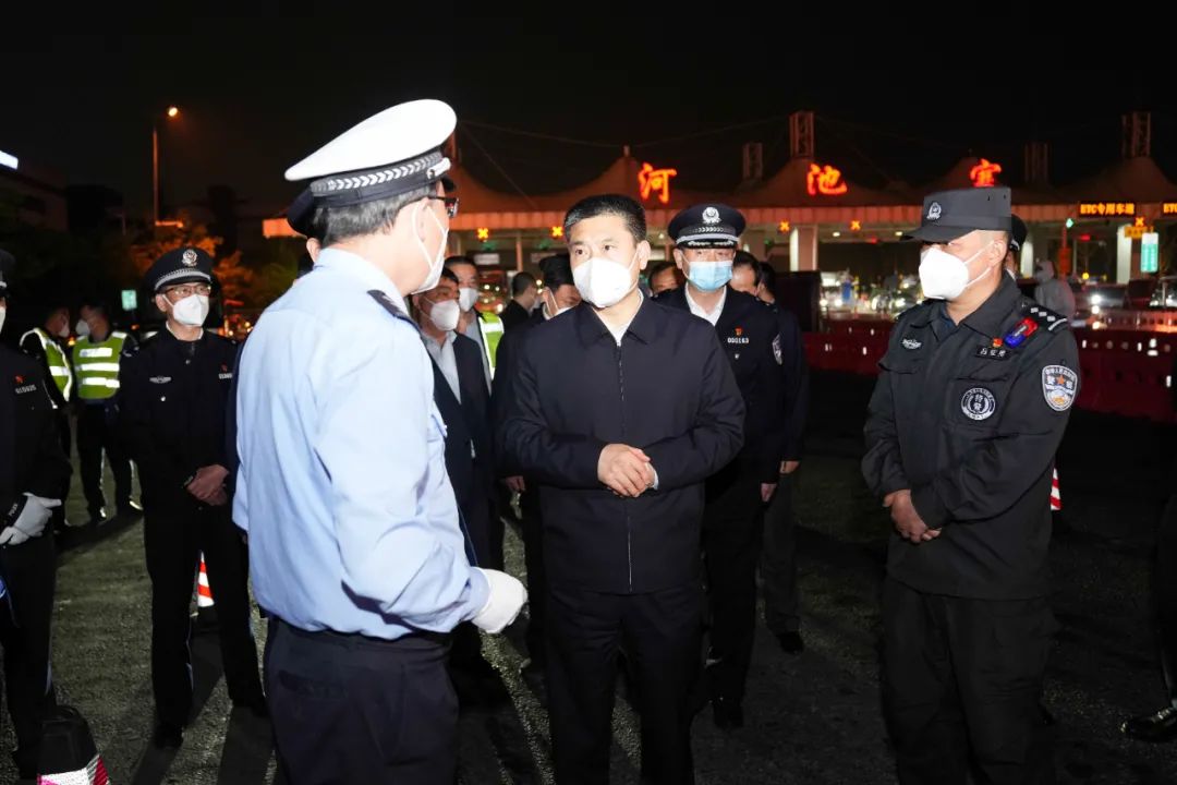 陕西副省长徐大彤到西安市检查调研安保维稳和物流保通保畅工作