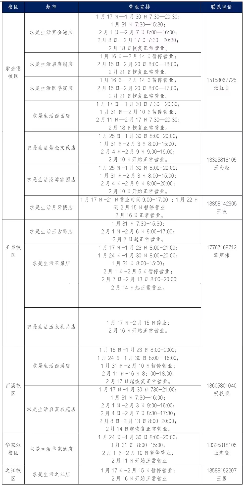 转发收藏！浙大寒假生活服务指南，很实用