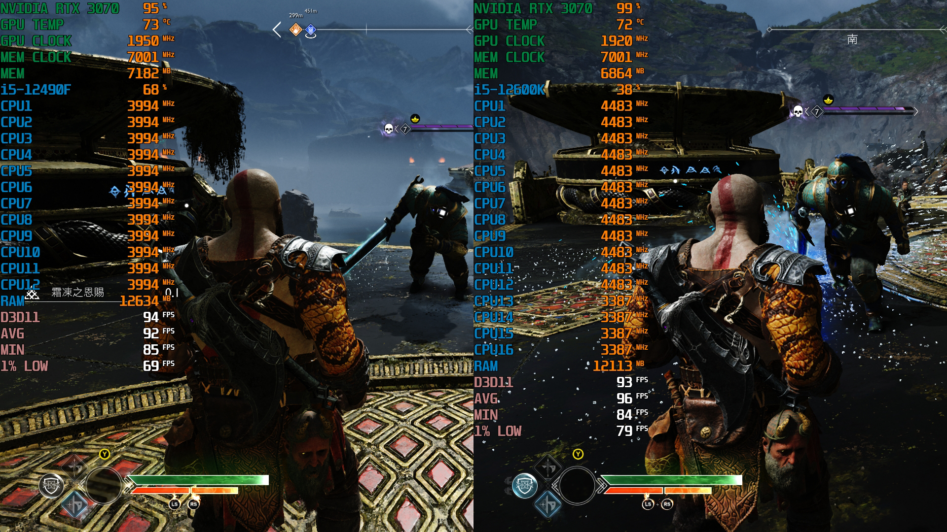 “i5-12500无核显增强版”—i5-12490F+微星B660M MORTAR性能实测