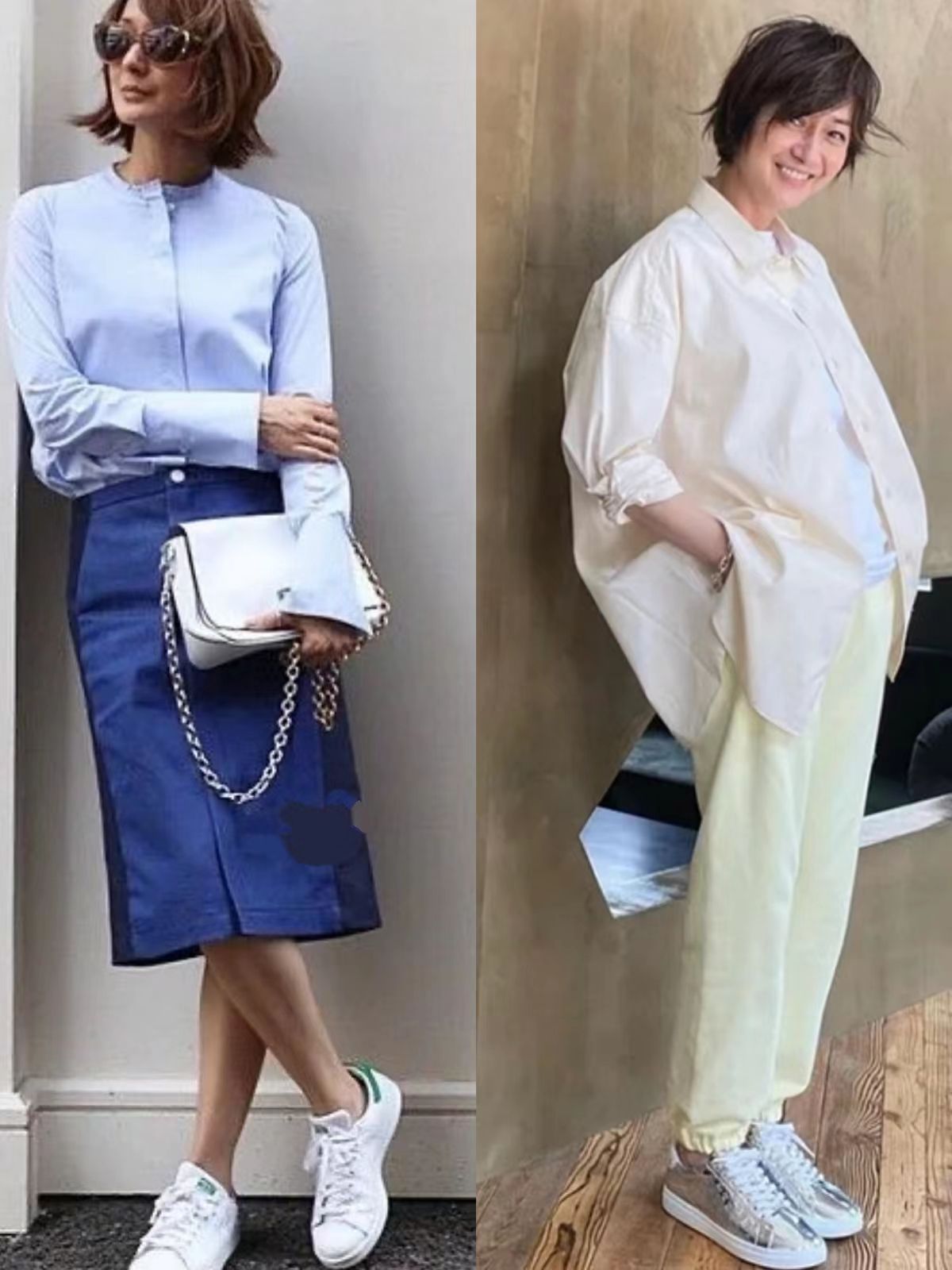 别让“大妈装”毁掉好气质，学这位50+优雅妈妈，简约自然又大方