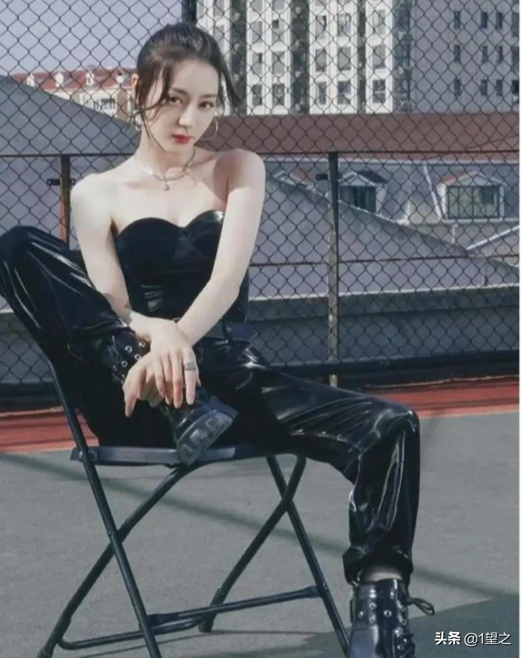 又飒又酷的女明星太美了