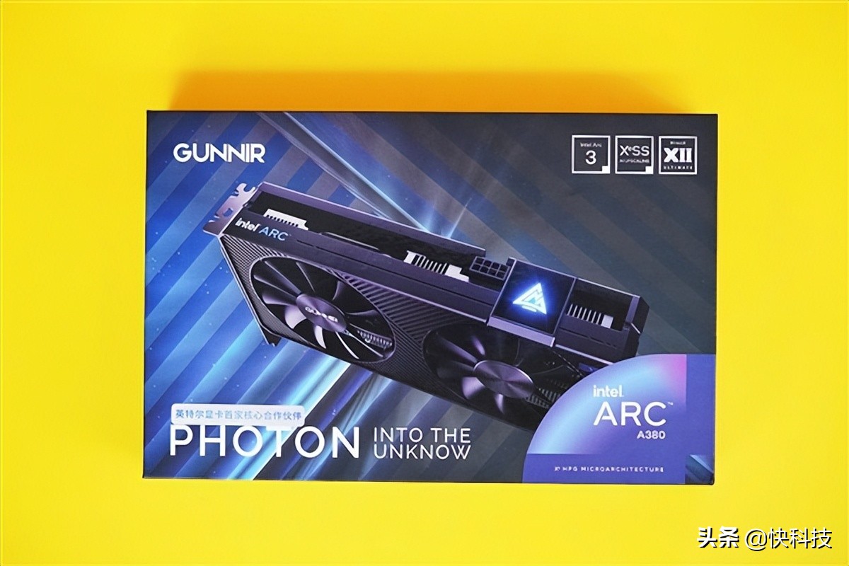 入门级独显新选择！蓝戟Intel Arc A380 Photon显卡图赏