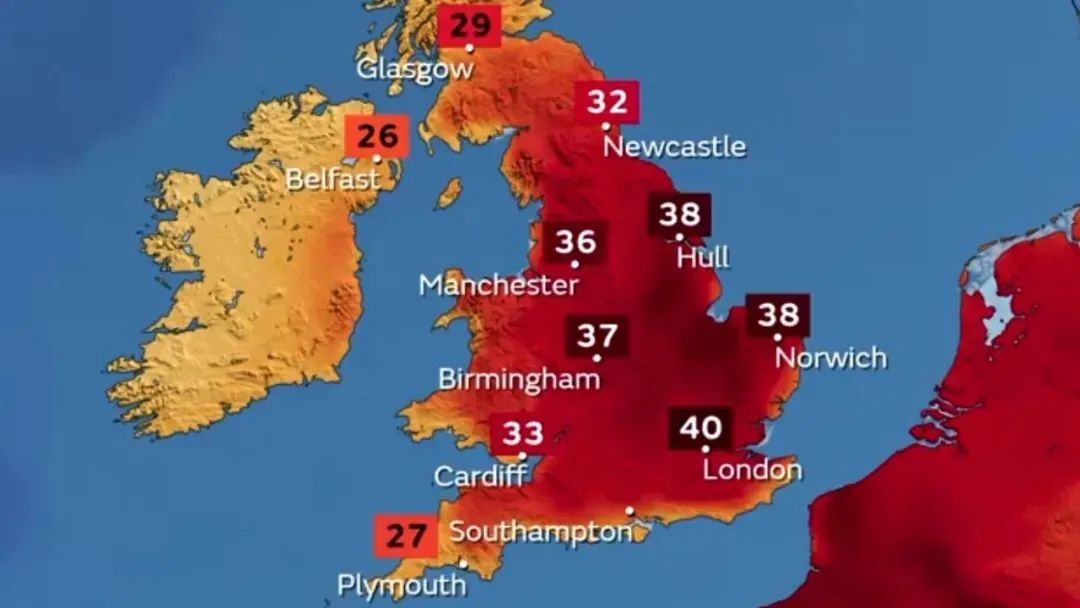 热浪over！英国温度一夜骤降15℃，多地迎来大降雨