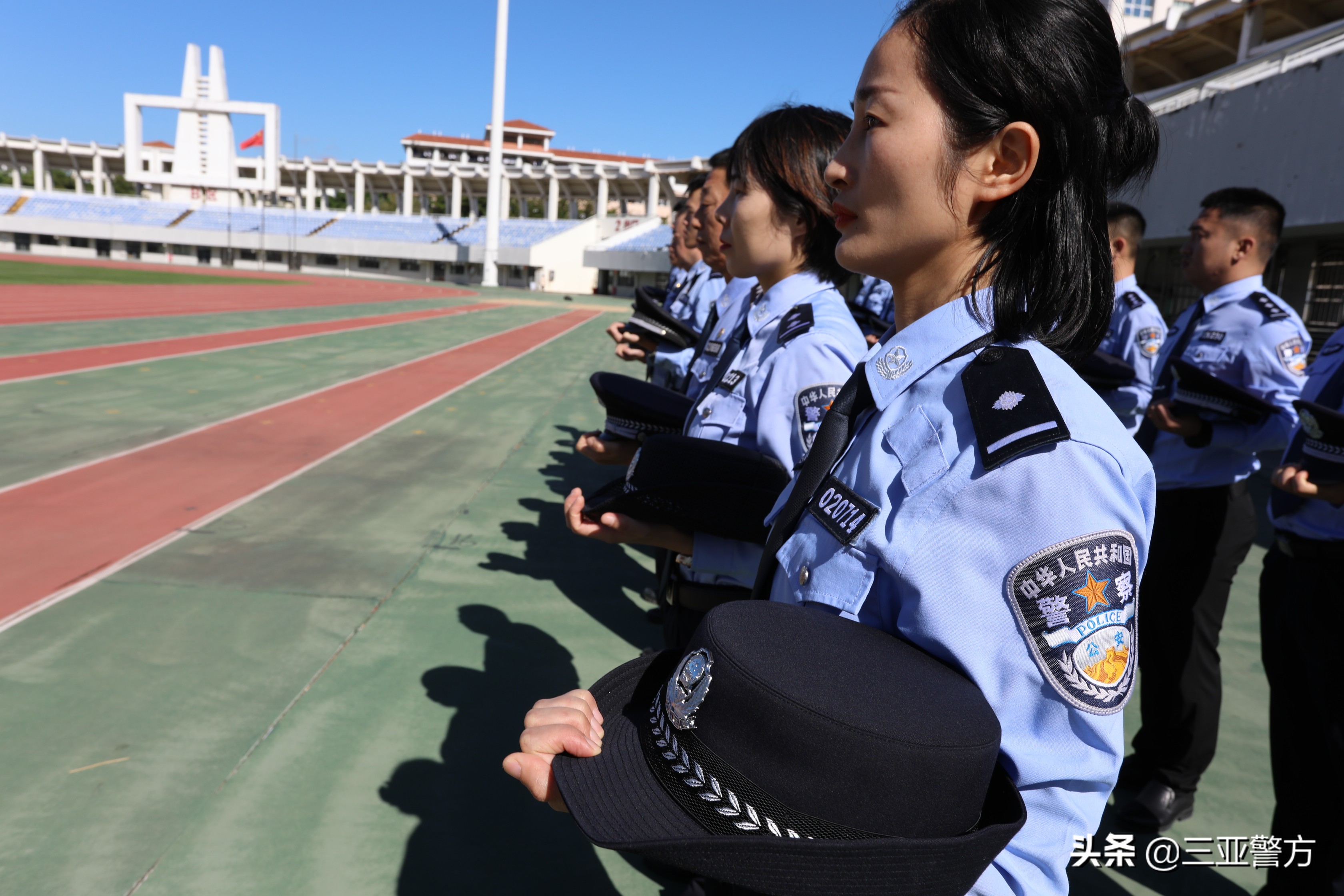 实战大练兵进行时 三亚吉阳警方组织开展警容风纪专项训练