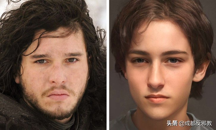 《权力的游戏》书中真实人物形象原来是这样，没想到电视剧改编这么大