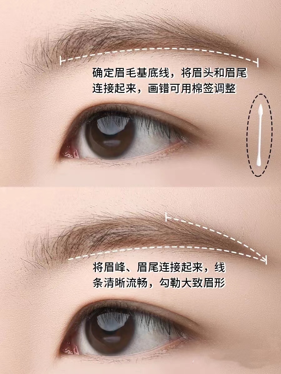 新手怎么画眉毛？完整的图片步骤来了，轻松上手，也太简单了吧