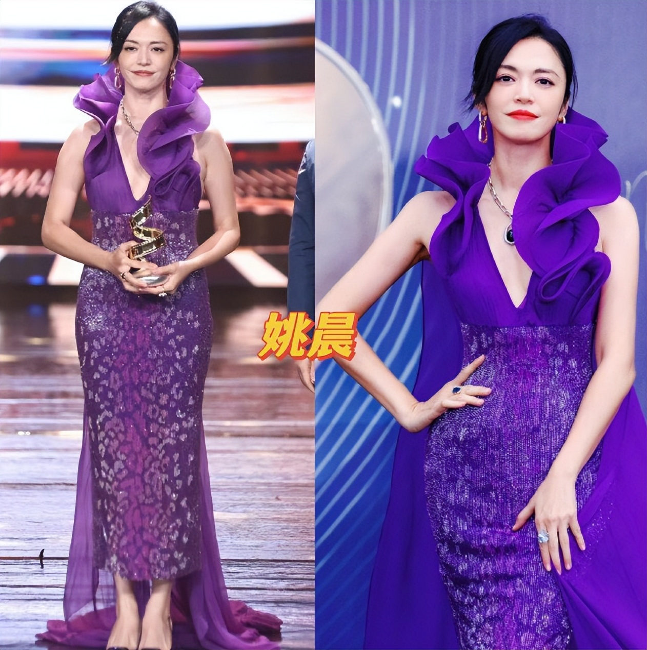 女星红毯翻车史：孙俪穿搭尽显老态，刘亦菲全靠颜值撑着