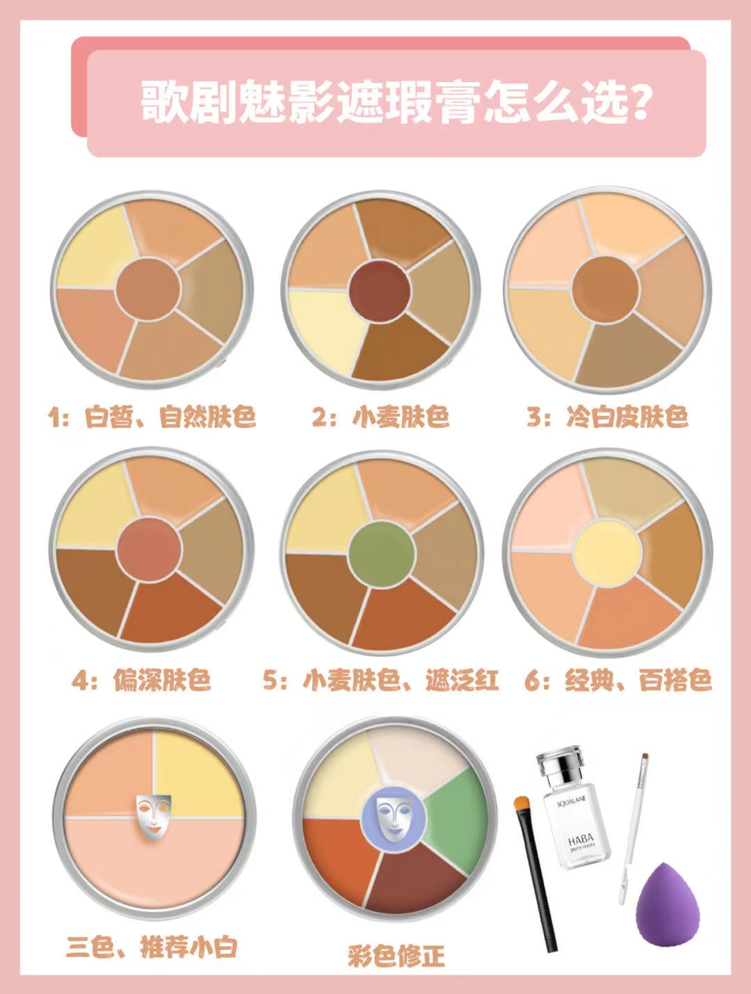 这5款公认好用的遮瑕：歌剧魅影遮瑕力优秀，Nars滋润又持久