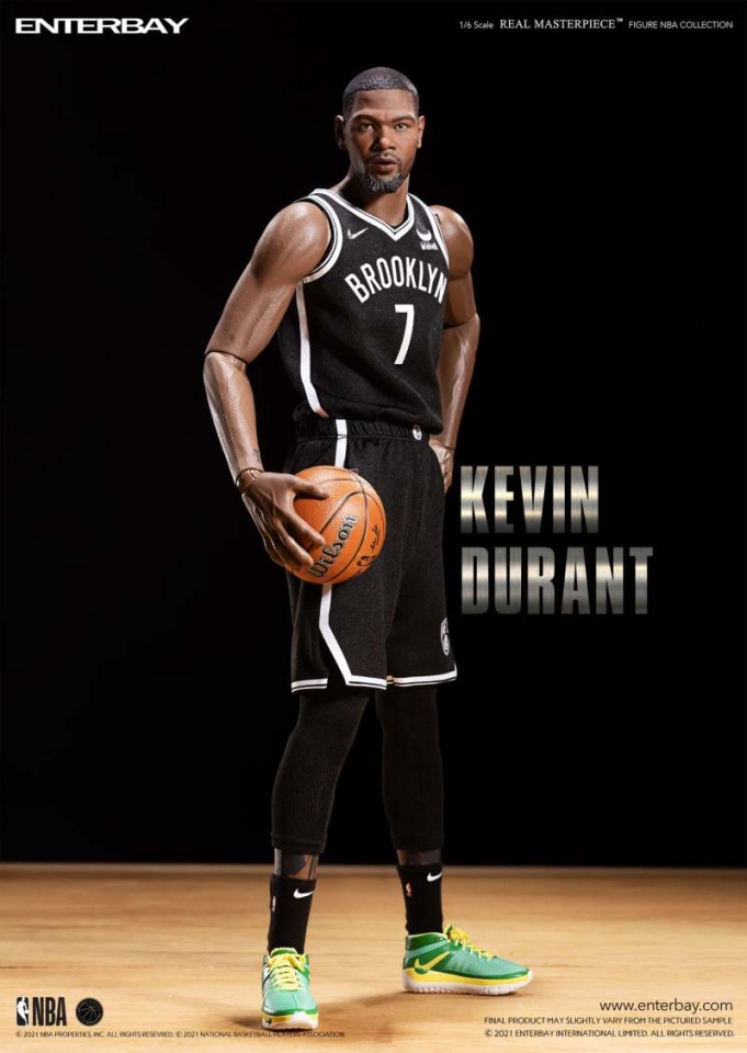 nba可动人偶有哪些(模玩资讯：ENTERBAY NBA Real Masterpiece 1/6「KEVIN DURANT」)