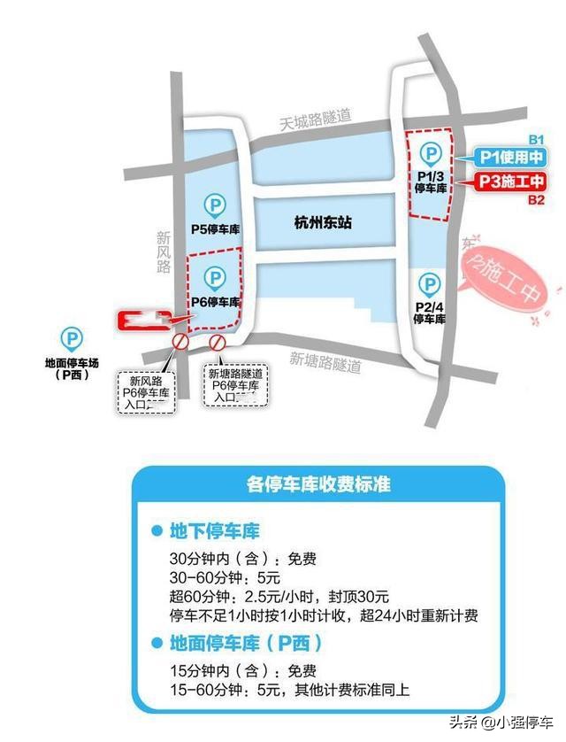 杭州东站停车场收费标准2022，杭州东站停车场停一天要多少钱？