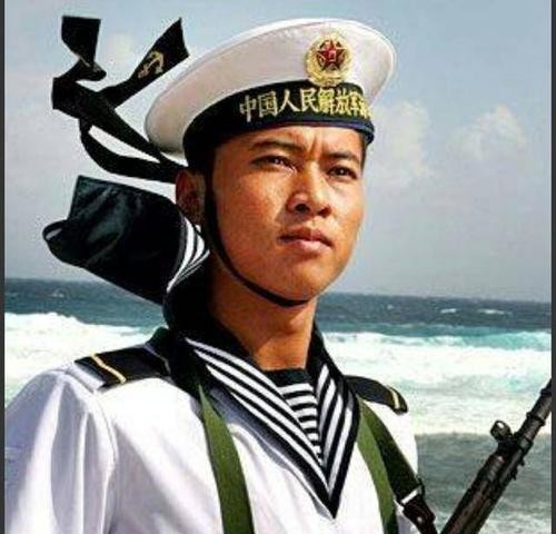 海军部队,换发21式作业服,海军服装就是帅