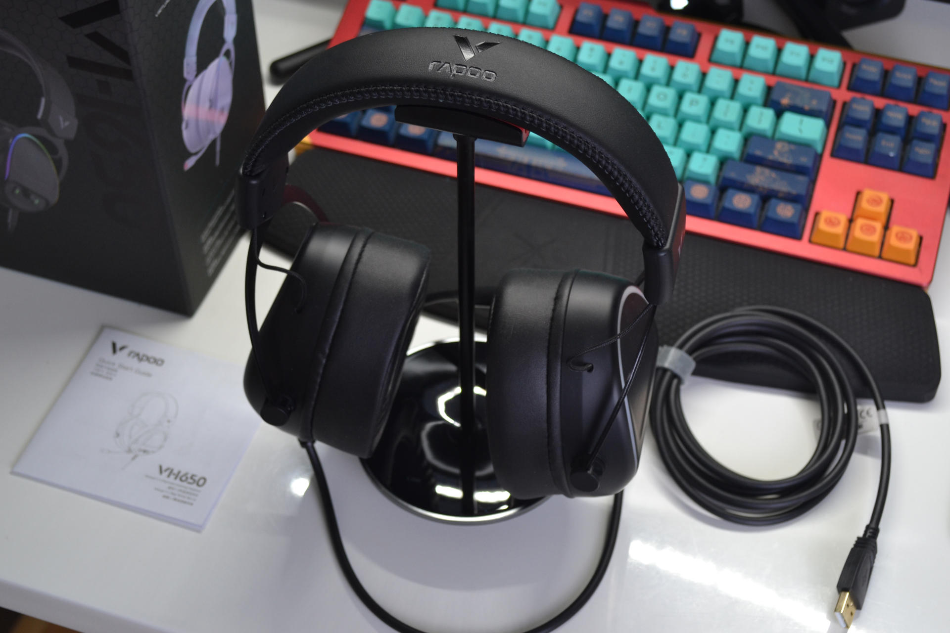 雷柏VH650游戏耳机 虚拟7.1声道 解密百战不殆